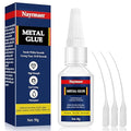 Superglue for Metal 30g, Waterproof and Heat-Resistant Glue for Steel, Zinc, Aluminum and Other Materials (Metal Glue, 30g)