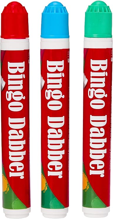 Atlona Tallon Games Bingo Dabber (Pack of 3),White,Pack of 3 19.6 x 9.1 x 1.7 cm; 80 Grams