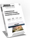 Jansen- A4 Laminating Pouches, 75/80 Micron High Gloss, Packaging May Vary (Packing of 100)