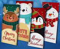 Christmas Money Wallets for Cash Gifts - 4/12/24 Christmas Greeting Cards Pack with envelopes - Cash Gifts for Xmas eco-Friendly for Family, Friends, Kids and Decorations.