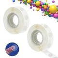 Goosky 600pcs Balloon Glue Dots, Removable Balloons Sticky Spots, Extra Strong Glue Dots Double Sided for Birthday Party Wedding Christmas Balloon Decorations DIY