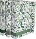Oxford A4 Ring Binders, Leaves Pattern, 3 Pack of Matte Paper-on-Board, 40 mm Spine Holds Up to 250 Sheets