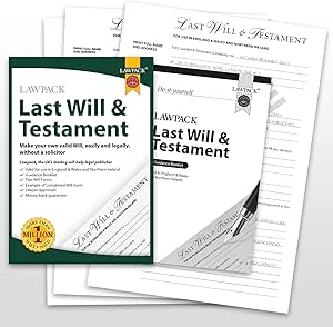 Lawpack Last Will & Testament DIY KIT - 2026 Edition