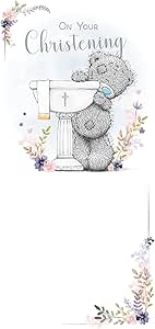 Me to You Christening Bear At Font, multicolor, ASZ01045