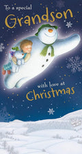The Snowman and Snowdog Official Grandson Christmas Card