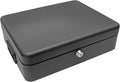 Cathedral Products 12 Inch Black Lockable Security Box with Bolt Down Kit