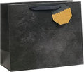 UK Greetings | Large Gift Bag for Him/Her/Friend | Party Bags for Presents | Birthdays/Weddings/Congratulations/Valentine's Day/Mother's Day | Black Design | 33 x 26.7 x 13.7 cm