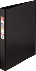 Esselte 4 Ring Binder, PP, Holds up to 190 Sheets, Vivida Range, 42 mm Spine, 14462 - A4, Black