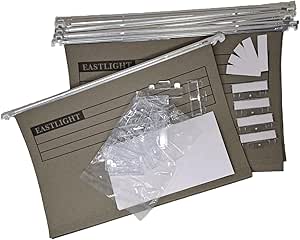 Eastlight A4 Suspension Files with Tabs and Inserts Pack of 20 ** Check Size Before Ordering **