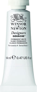 Winsor & Newton, Designers Gouache, Permanent White, 14 ml (Pack of 1)