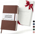 Beechmore Books Lined Journal Notebook, 5.8 x 8.3 inch, A5 160 Lined Pages, Hardcover Leather Journals for Women, Men, Writing and Notebooks for Work - 120 GSM Thick Paper, Gifts Box Included