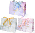 FRIUSATE 3 pieces Gift Bag, Presents Gift Bags with Ribbon Gift Bags Medium Birthday Gift Bag for Presents