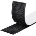 Hook and Loop Strip Tape, Double Sided Self Adhesive Sticky Back Fastening Tape (20 mm x 8 m, Black)