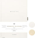 Award Winning UK Comprehensive Wedding Planner Book and Organiser for the Bride | Tissue Wrapped in a Gift Box | Cushioned Cover | Elegantly Designed Planner, Every Detail for your Special Day