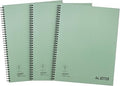 Summit A4 Metallic Wirebound Notebook – 3 Pack, Ruled Pages for School, Work & Journaling, Lay-Flat Durable Binding