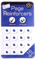 Just stationery Hole Reinforcers Label, White, 5930/72