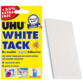 Adhesive UHU WHITE TACK | Original REUSABLE Sticky Multi-Purpose | Repositionable | HOME SCHOOL OFFICE (1 x PACK (SAMPLE) UHU - WHITE TACK)