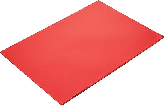 House of Card & Paper A4 80 GSM Coloured Paper - Red (Pack of 50 Sheets), HCP49