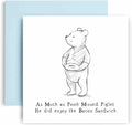 Huxters Birthday Cards for Men – Funny Bacon Sandwich Birthday Card for Dad Brother and Son – Birthday card for Her Friend – Gifts for Women Funny Birthday Card - Beautiful artwork (Empty Plate)