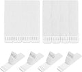 36 Pairs(72 Strips) Heavy Duty Picture Hanging Strips No Nails Needed, Damage Free Adhesive Mounting Strips for Pictures and Photos Frame Hanging (19*92mm)