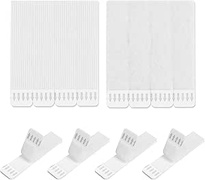 36 Pairs(72 Strips) Heavy Duty Picture Hanging Strips No Nails Needed, Damage Free Adhesive Mounting Strips for Pictures and Photos Frame Hanging (19*92mm)