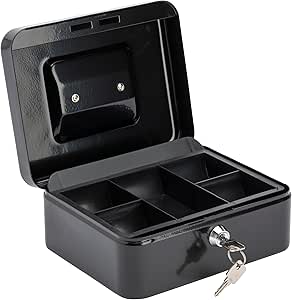 Burg Wachter Money 5025 10" Cash Box - Black