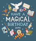 Harry Potter Birthday Card 'Have a Magical Day' Harry Potter Themed Birthday Card