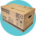 MoveRite Large Strong Cardboard Moving Boxes – Pack of 20 (47 litres 52cm x 30cm x 30cm) Removal Boxes for Moving House – Packing & Storage Cartons with Carry Handles by Triplast