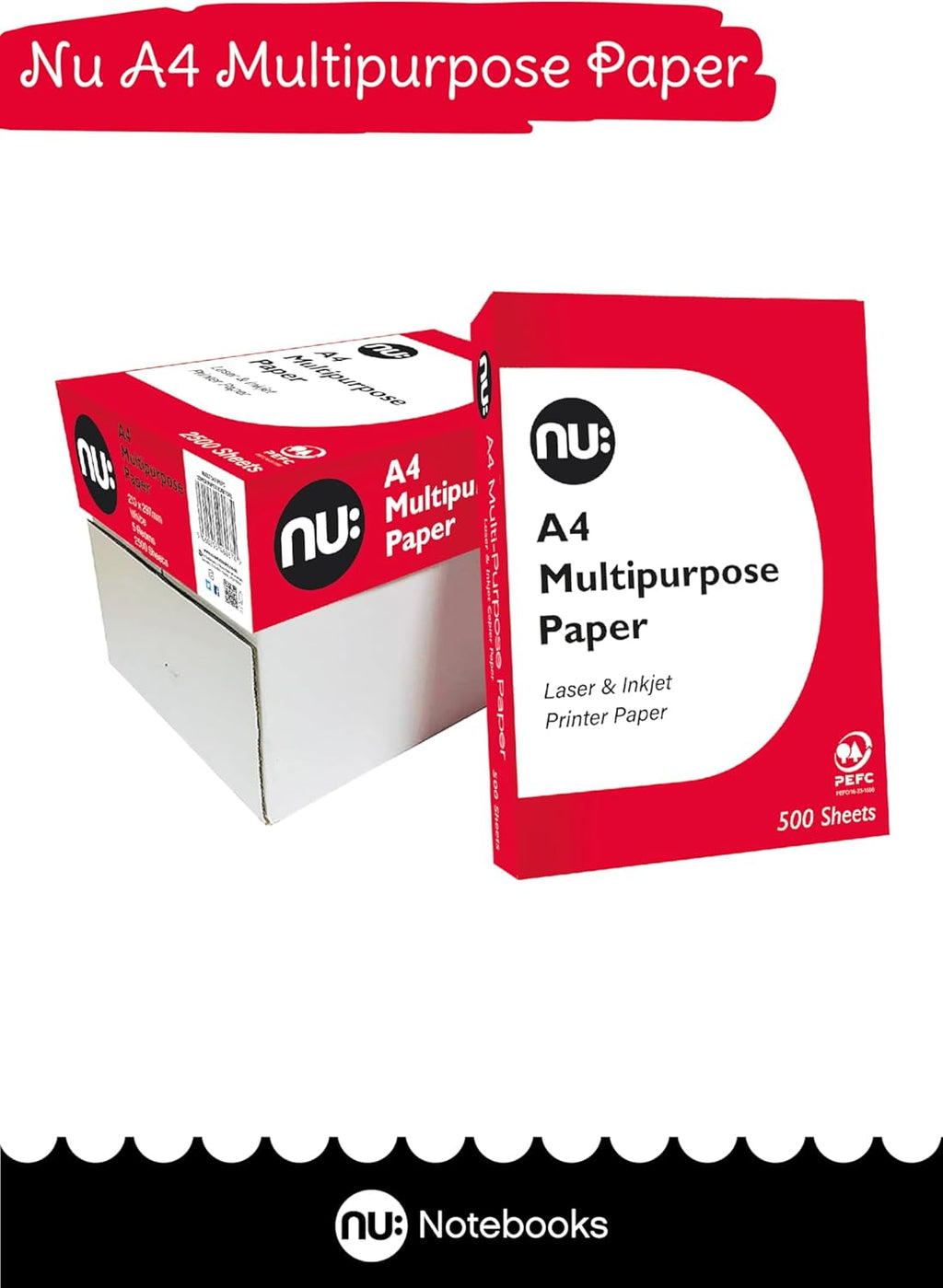 A4 Multi-Purpose Printer Paper | White | 500 Sheets | Smooth Surface | Suitable for Inkjet, Laser & Copier Use | Ideal for Home & Office