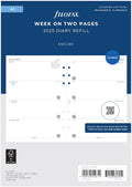 A5 Week on two pages English 2025
