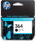HP CB316EE 364 Original Ink Cartridge, Black, Single Pack
