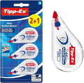 Tippex Mini Pocket Mouse Pack of 3 - White BIC Tipp Ex Tape Pen Eraser for Making Corrections