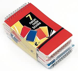 Chiltern Wove Neon Notebooks small 7pk