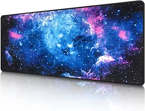 EFISH Mouse Pad (800 * 300 * 3 MM) Extended Large Mouse Mat Desk Pad, Stitched Edges Mousepad,Non-Slip Rubber Base,XL Gaming Mouse Pad for Office & Home