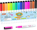 Shuttle Art Whiteboard Pens, 15 Colours Magnetic Whiteboard Makers Fine Tip and Eraser,Dry Wipe White Board Pens for Writing, Dry Erase Markers for Whiteboards, Planners, Glass, School Office Home