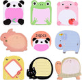 Jatidne 24 Pack Sticky Notes for Party Bags Animal Designs Party Bag Fillers for Kids