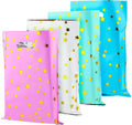 40Pcs Party Bags Small Goodie Bags for Kids Plastic Gift Bags with Handle Colorful Treat Bags for Halloween Birthday Party Bags Supplies (Pink, White, Green, Blue)