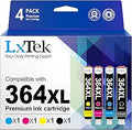 LxTek 364XL Ink Cartridges Compatible for HP 364 364 XL Ink Cartridges Multipack for HP Photosmart 5510 5520 5524 6510 6520 6515 7510 7520 Deskjet 3070A 3520 Officejet 4610 4620 4622
