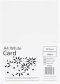 House of Card & Paper A4 160 gsm Card - White (Pack of 50 Sheets)