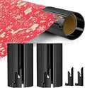 Replaceable Wrapping Paper Cutter(2 Rollers & 4 Blades) Christmas Gift Wrap Roll Cutter Tool, Little Sliding Cutter Tube, Rolled Cutting Device for Halloween, Birthday, Holiday,Crafting Wrapping Paper