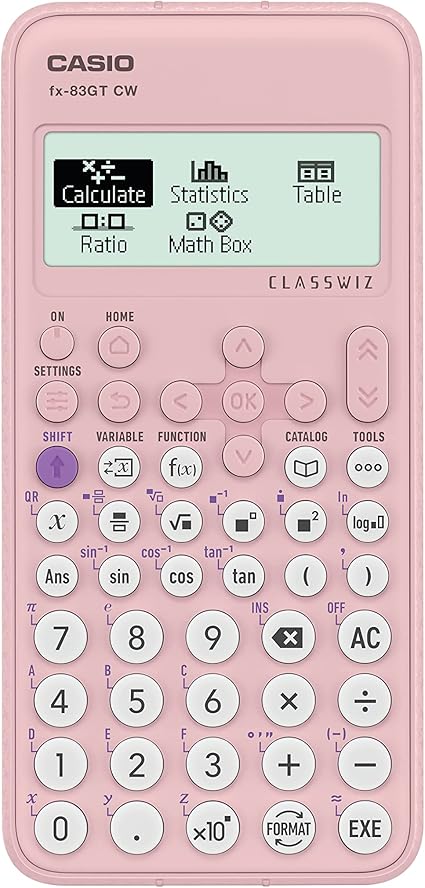 Casio fx-83GTCW Pink Scientific Calculator
