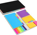 400 Pcs Sticky Notes Set, Multicolor Adhesive Notes with PU Leather Cover, Student Essentials Index Flags Pads for Books, Folders, Index,School Office Supplies Visit the Thboxes Store