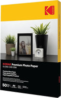 Kodak Photo Paper A4 (Glossy 240gsm - 50 Sheets) Premium Photographic Paper, Universally Compatible with all Inkjet Printers, Perfect Printing for HP, Epson, Canon & Many More (Size 210 x 297mm)