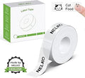 NELKO P21 Label Maker Tape, Adapted Label Print Paper, 14x40mm (0.55"x1.57"), Standard Laminated Office Labeling Tape Replacement, Multipurpose of Home, Office, School, 180 Labels/Roll, Transparent