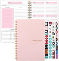 A5 Weekly Planner Notebook, Undated To Do List Notebook Diary 52 weeks of Daily Planner tracking for Daily life, Work, Students