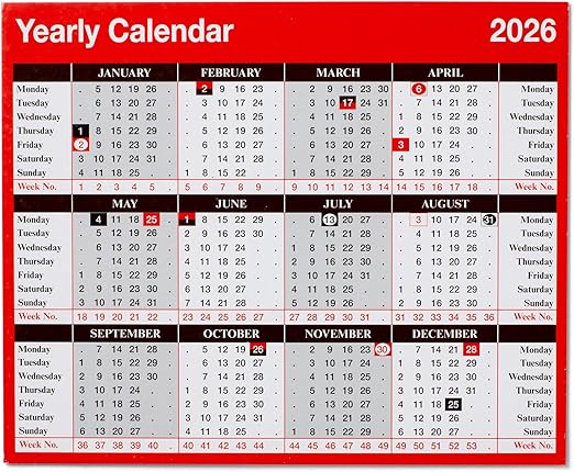 2026 Yearly Desktop Calendar - Free Standing, Efficient Planner for Home & Office - Clear, Easy-to-Read Dates - Perfect for Daily Organization & Scheduling