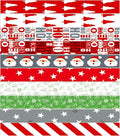 TUPARKA 300pcs Festive Paper Chains Merry Christmas Craft Paper Chains for Christmas and Festive Party Decorations