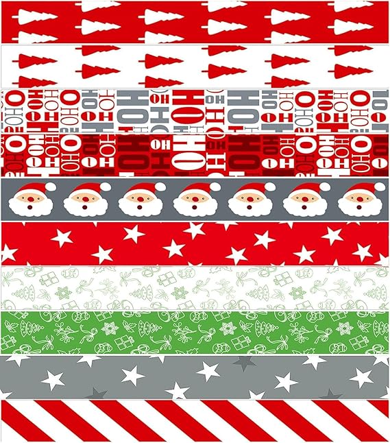 TUPARKA 300pcs Festive Paper Chains Merry Christmas Craft Paper Chains for Christmas and Festive Party Decorations
