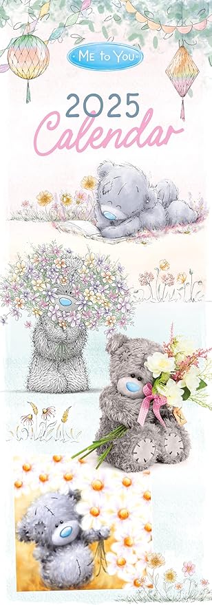 Me to You Tatty Teddy 2025 Classic Slim Calendar, XCC79010