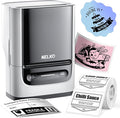 Nelko PM220 Bluetooth Thermal Label Printer, 2 Inch Portable Label Maker Machine for iOS & Android Phone, sticker printer for Clothing, Retail, Address, Barcode, Home, Smart AI APP, White